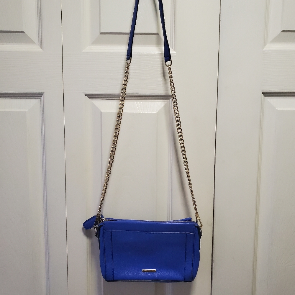 Rebecca Minkoff Blue "Mini Crosby" Crossbody